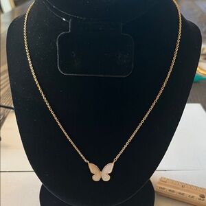 Kate Spade Goldtone Butterfly Necklace